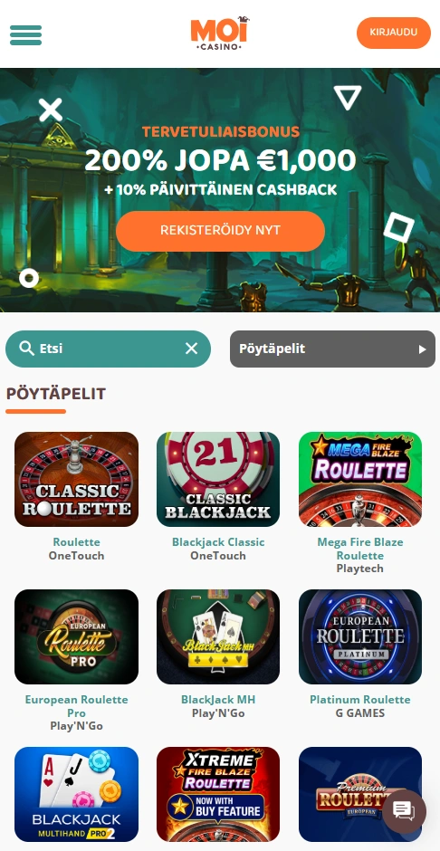 moi mobile home page